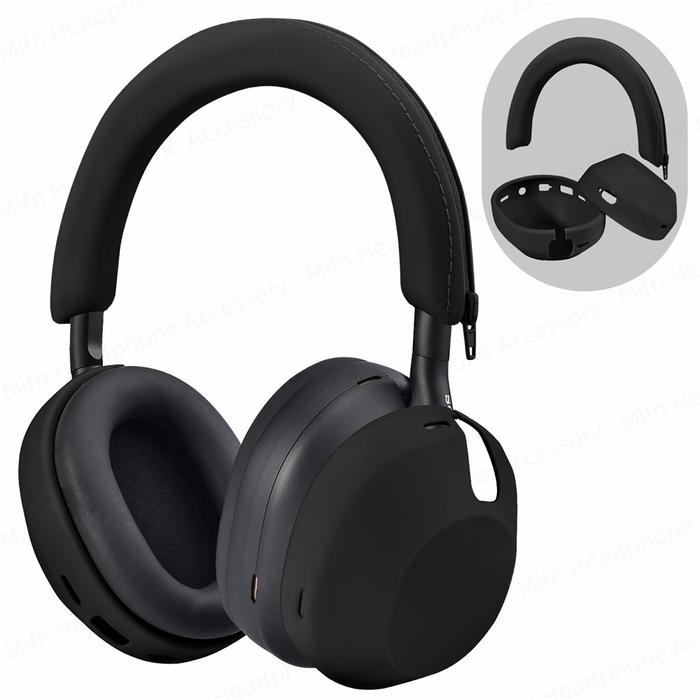 2 in1 Cases For Sony WH-1000XM5 Earphone Case Anti-Scratch Silicone  Protector Cover Wireless Headse