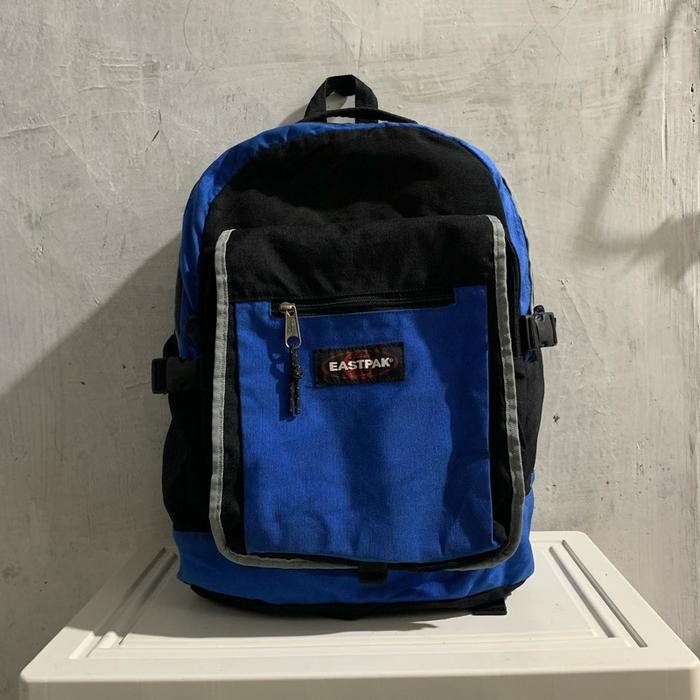 Tas Ransel Eastpak Biru Hitam
