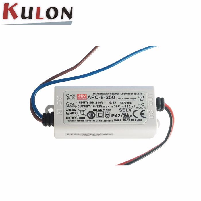 Mean Well APC-8 8W 16-32V 250mA 350mA 500mA 700mA LED SMPS power
