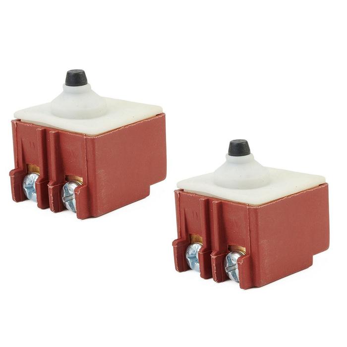 2PCS Angle Grinder Switch Momentary DPST NO Push Button Switch Suit