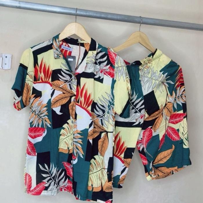NEVADA - Baju Tidur Bermotif Celana 3/4 /Piyama/Setelan Piyama/Baju tidur set