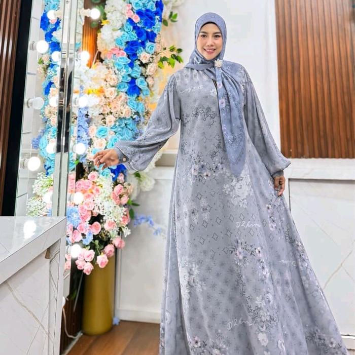 AGHNIA SERIES SET SEGIEMPAT VOAL BY D'ZHIRA SYAR'I GAMIS SET TERBARU GAMIS MEWAH Printing