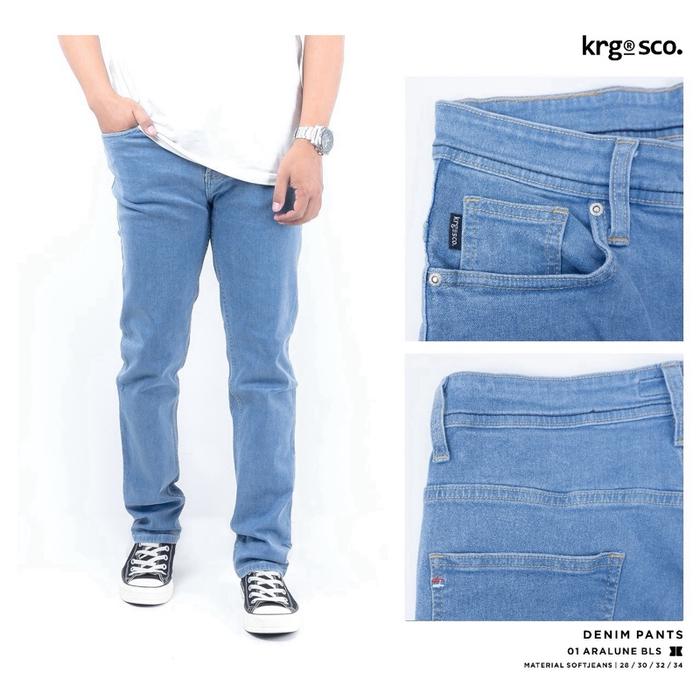 Celana original lokal brand krgr Jeans  Panjang Slim Fit