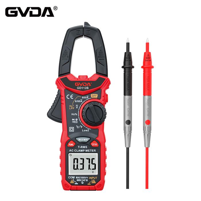 GVDA Digital Clamp Meter AC DC Current NCV Multimeter Pinza