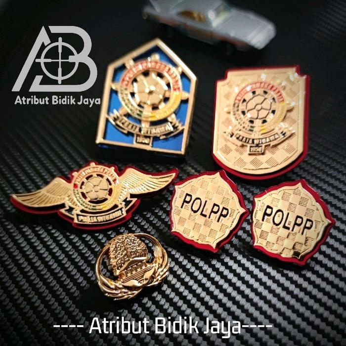 Pin Bros Pangkat Emblem Polpp Satpol Pp Perlengkapan Pol PP Monogram Pin Korpri Asn