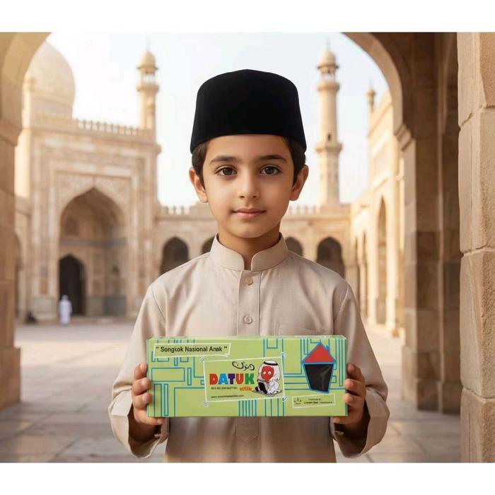 Datuk Peci Sholat Anak Datuk Songkok Mengaji Anak untuk Anak-anak Muslim