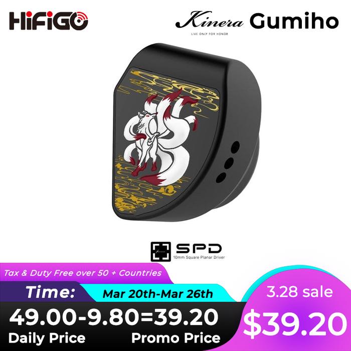 Kinera Celest Gumiho 10mm SPD Planar Driver + 1BA In-Ear Monitor