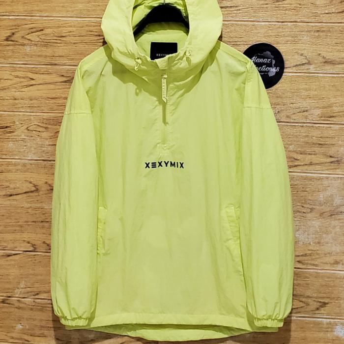 XEXYMIX Anorak Hooded Windbreaker Jaket