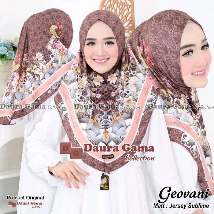 Geovani Hijab Instan Daura Gama Collection Matt Jersey Sublime Original Daura Gama