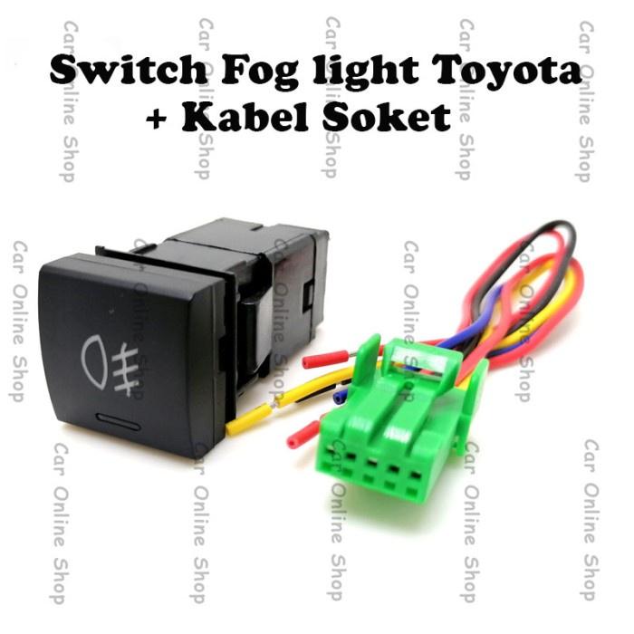 Switch Saklar Tombol Lampu Kabut Foglamp Drl Projie Zenix Raize Rocky