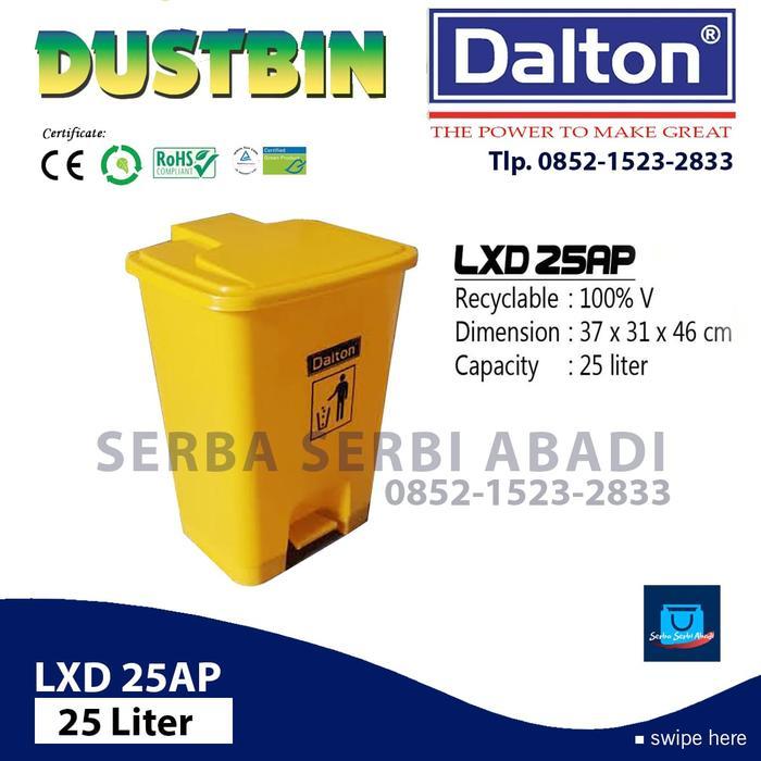 tempat sampah injak 25 liter dalton