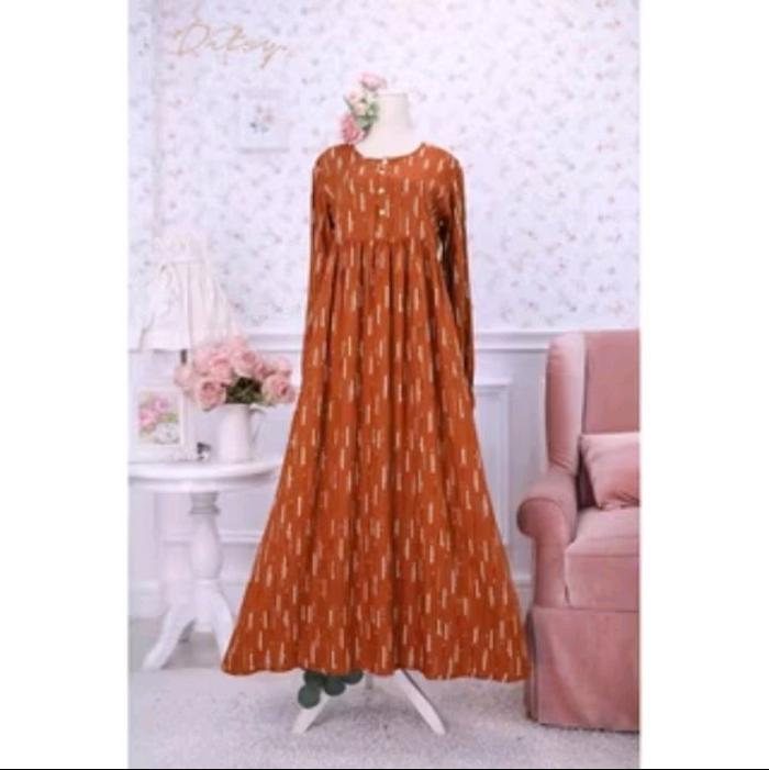 Ditsy Addict Amber Dress Muslim Wanita Dewasa Remaja