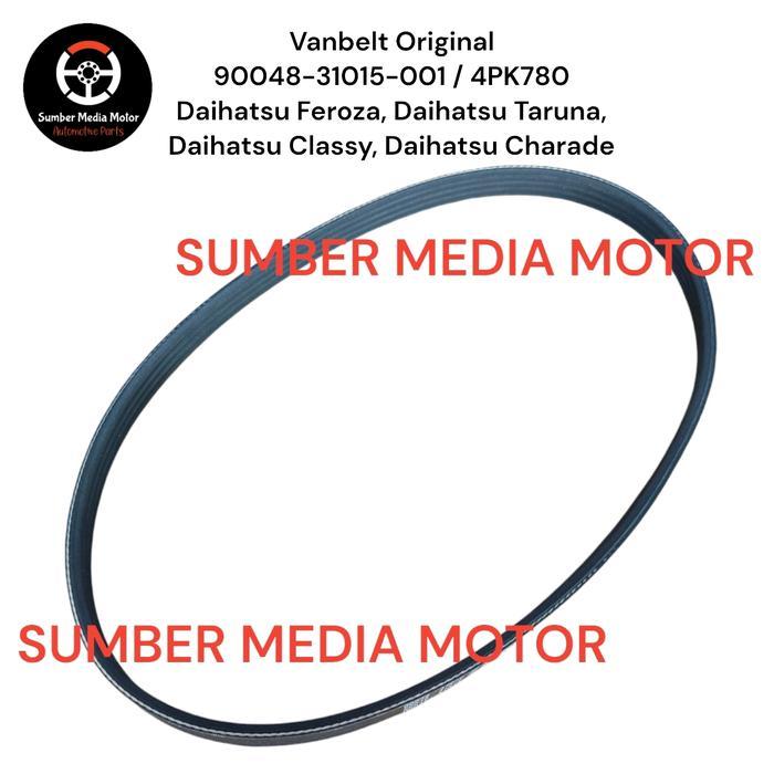 Daihatsu Vanbelt 4PK780 90048-31015-001 Daihatsu Feroza, Daihatsu Taruna, Daihatsu Classy, Daihatsu 