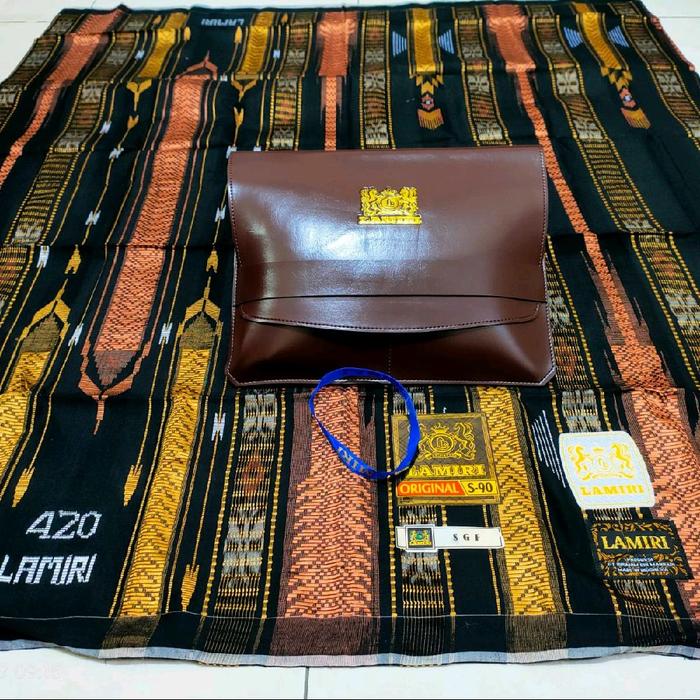SARUNG LAMIRI TIPE SGF FULL SUTRA JAHITAN TENGAH BENANG DOBLE 420 FULL SONGKET BISA COD