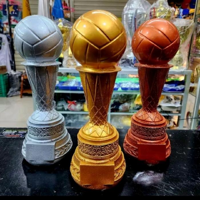trophy / piala bola voli premium bahan resin / viber tinggi 39cm