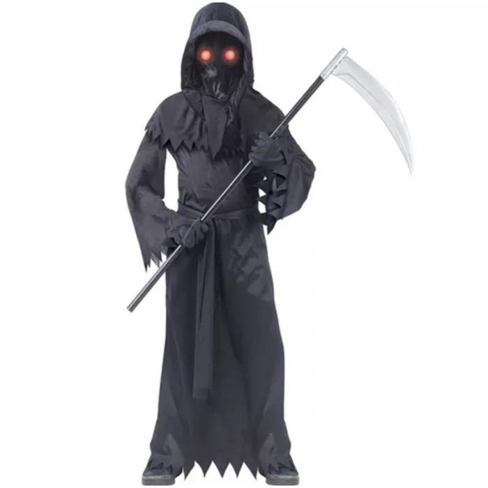 kostum jubah malaikat maut / the grim reaper costume halloween / cosplay jubah hitam anak malaikat m