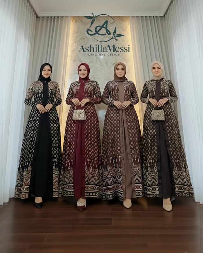VISCOSE LAYER JAGUAR ASHILLA MESSI, GAMIS JAGUAR ASHILLA MESSI, ASHILLA MESSI DRESS
