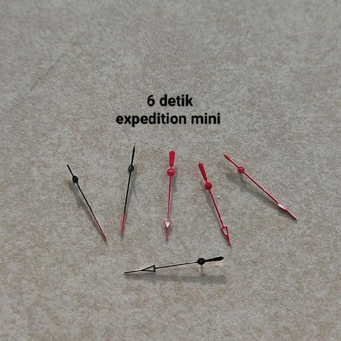 jarum detik bekas copotan dari jam tangan exp mini 6 unit second no 6