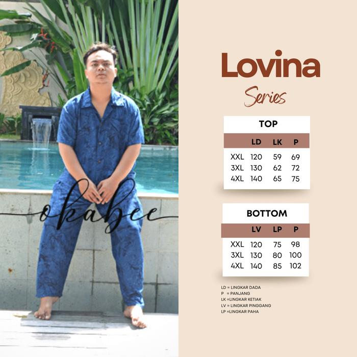 Balicihui Piyama Lovina Series Piyama Pria One Set Baju Tidur Jumbo Plus Size Big Size Setelan Tiedy