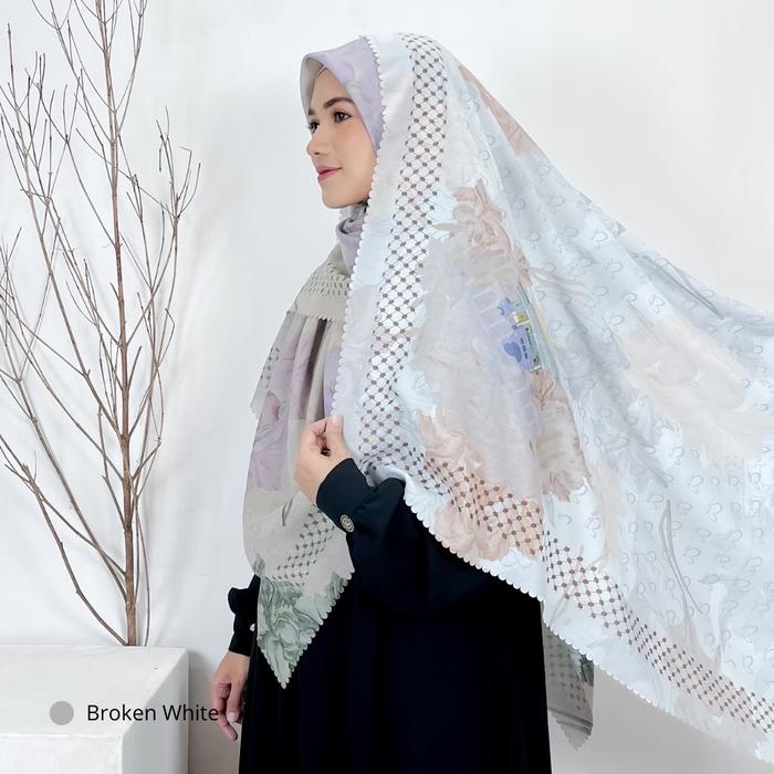 Alwafa hijab Alquds Scarf Printing bahan voal motif mesjid
