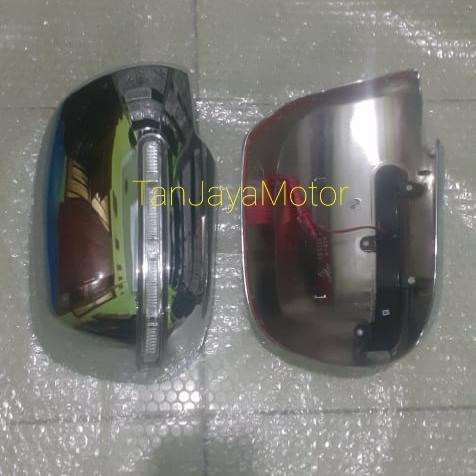 Cover Crome + Lampu Sein Sen Kecil Spion Kijang INNOVA-INOVA Tipe G O1