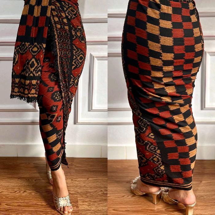 endek tenun blanket plus selendang // kamen endek bali