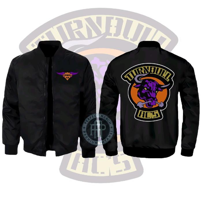 Jaket Bomber The Warriors Turnbull Acs Jaket Pria Vest Rompi Zipper Hitam