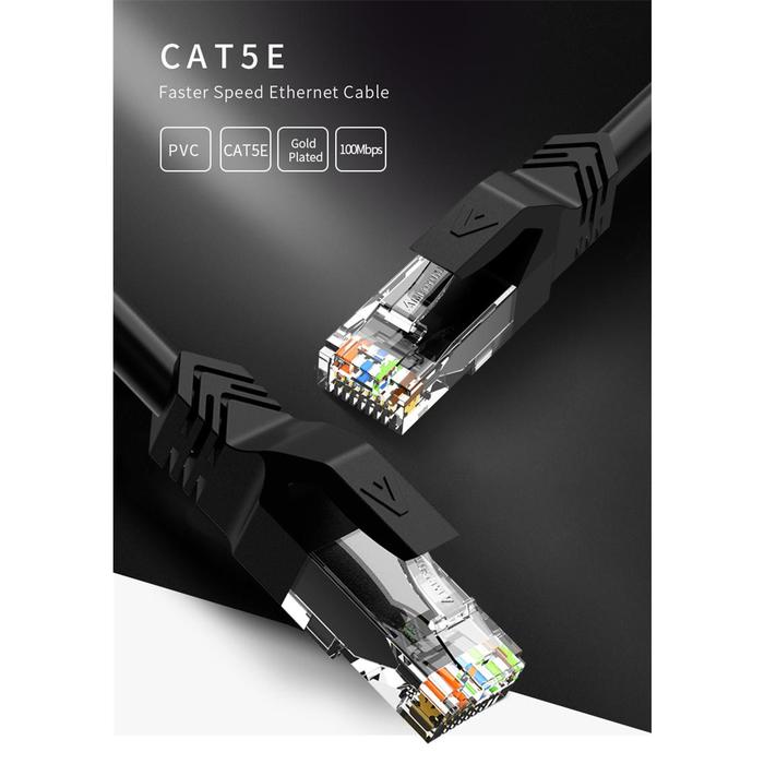 Kabel Ethernet AMPCOM Kabel Lan RJ45 Cat5e UTP CAT 5e RJ 45 Kabel