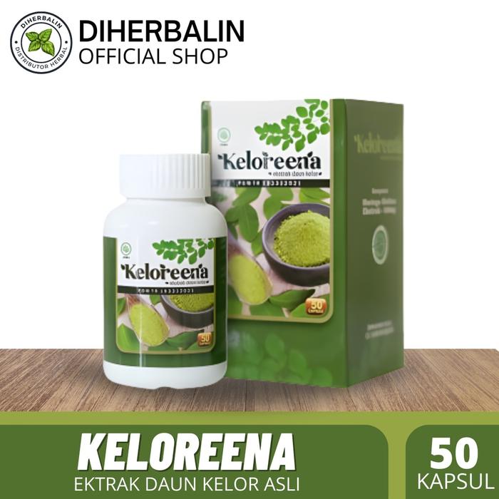 DIHERBALIN KELOREENA KAPSUL OBAT HERBAL EKSTRAK DAUN KELOR