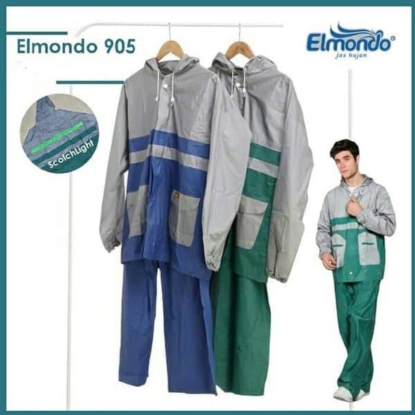 Jas Hujan Elmondo 905/Mantel Hujan Elmondo 905/Raincoat Elmondo 905/Jas Hujan Setelan Baju Celana Mu