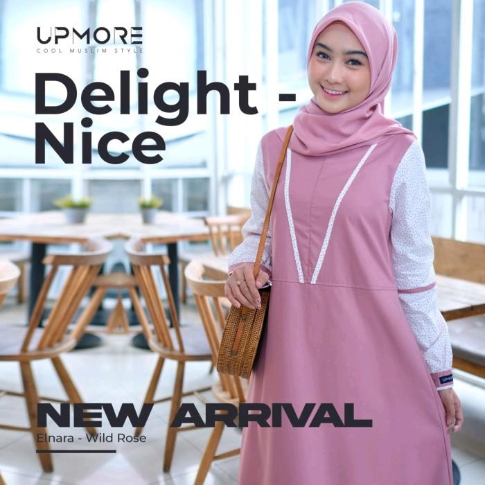 Jual GAMIS UPMORE ELNARA WILD ROSE LUCUU