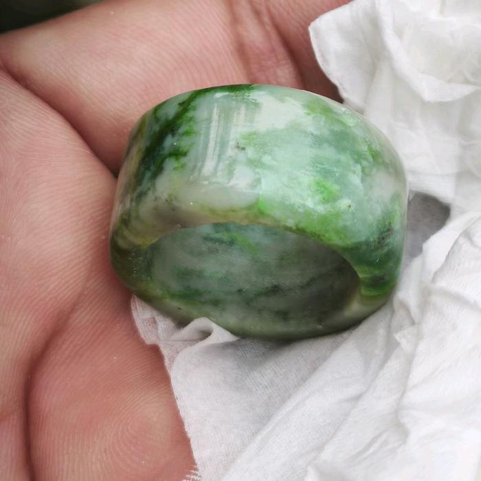 ring giok aceh, cincing giok. cincin nephrite.