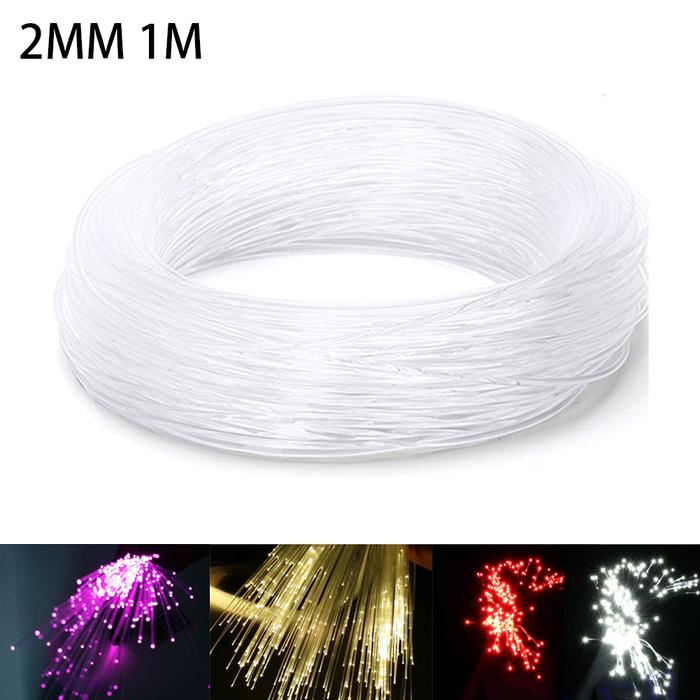 Optic Fiber Cable PMMA Side Glow Optic Fiber Cable 2MM Diameter For