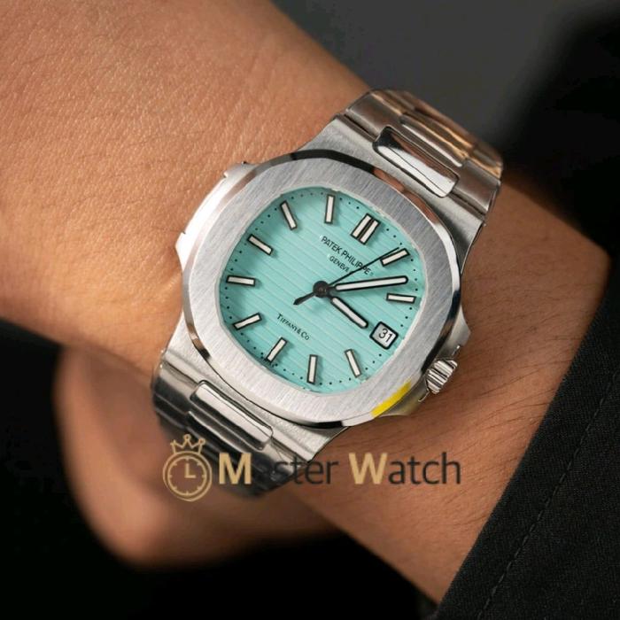 Patek Philippenautilus 5711 Limited Edition Blue Tiffany & Co. Dial SS Bracelet 40mm 3KF Best Tier 5