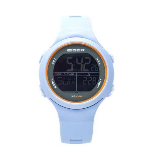 Eiger Jam Tangan Shasta Women Digital Tahan Air 10ATM Stopwatch Timer 24 Jam Peringatan Alarm Diamet