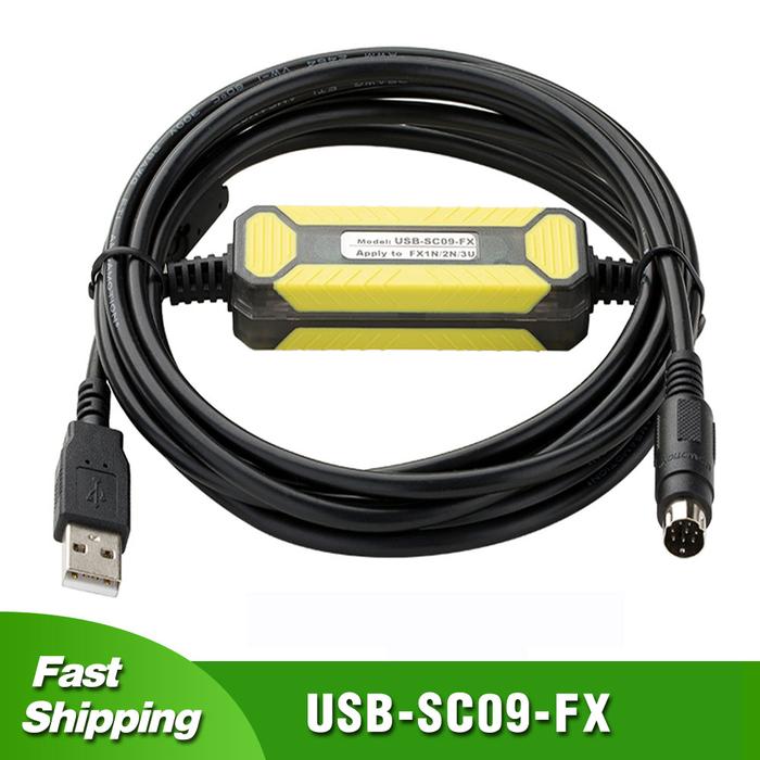 USB-SC09-FX FX-USB-AW For Mitsubishi MELSEC FX Series FX1N/2N FX3U