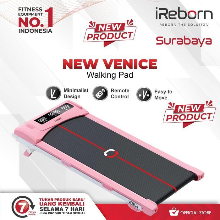 Treadmill Elektrik Walking Pad iReborn Venice - Alat Fitness Gym Olahraga Rumahan