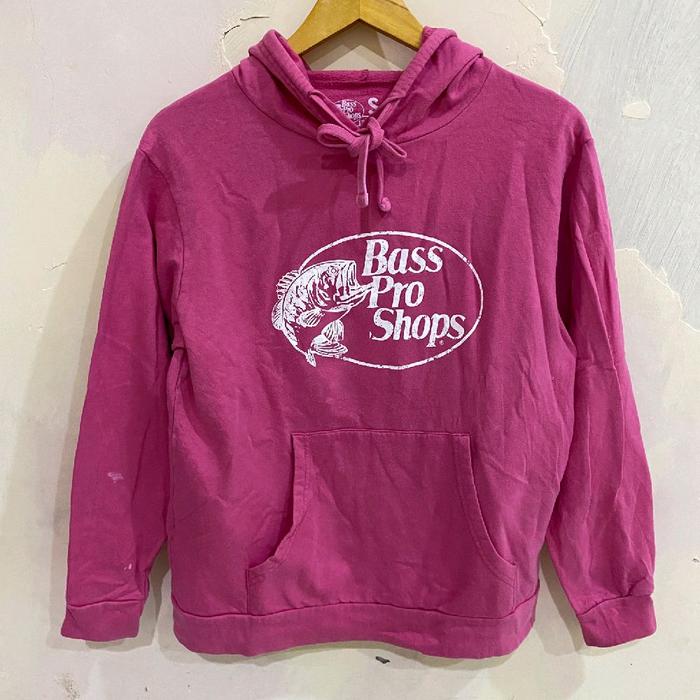 Vintage Bass pro shops hoodie original second Bekas murah, jual bass pro shops original murah