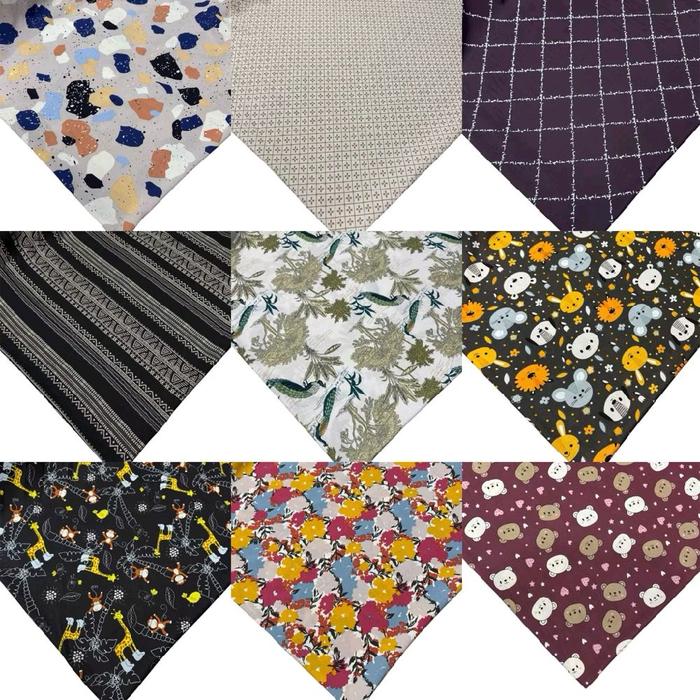 Rayon Viscose Rayon Viscose Premium Rayon Motif Premium Rayon Motif Bahan Daster Bahan Piyama Bahan 