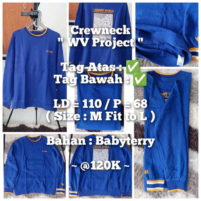 Crewneck "WV Project" - @120K