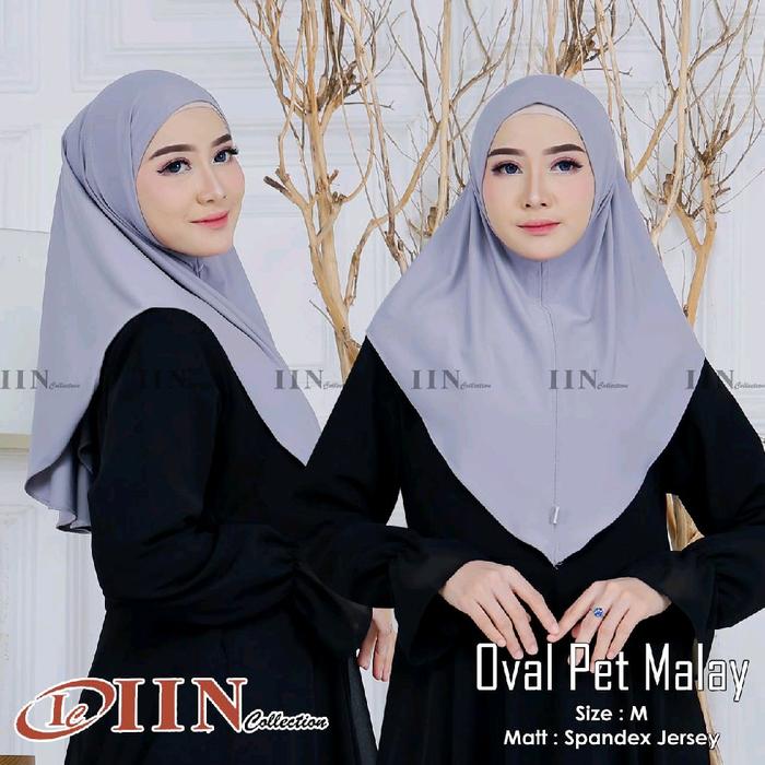 Iin Collection - Khimar Oval pet malay M - L - XL - XXL