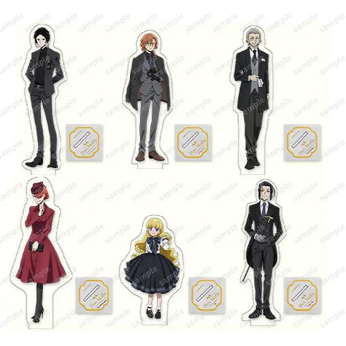 Game Akutagawa Ryunosuke Nakahara Chuya Mori Ougai Acrylic Stand Doll Anime Figure Model Plate Cospl
