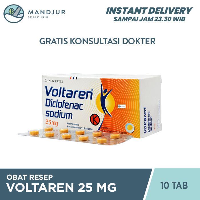Voltaren 25 mg 10 Tablet / Obat Pereda Nyeri