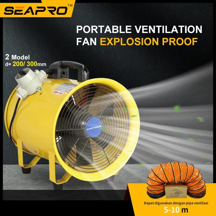 Kipas Portable Explosion Proof Blower Fan 220V