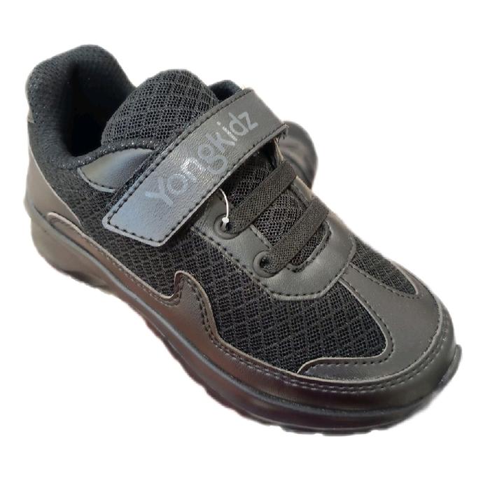 sepatu sekolah anak yongkidz full black