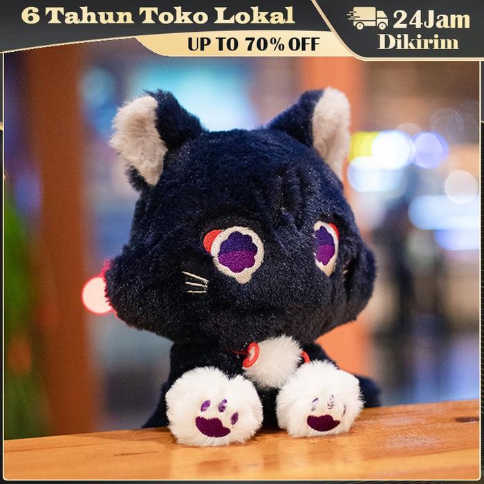Genshin Impact Kucing Pengembara / Wanderer Cat Mainan Mewah / Boneka Dekorasi Rumah