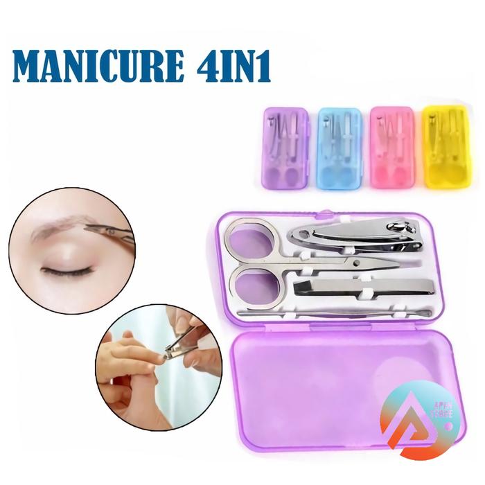 APEN Gunting Kuku 4 in 1 Alat Menicure Pedicure Set 4IN1