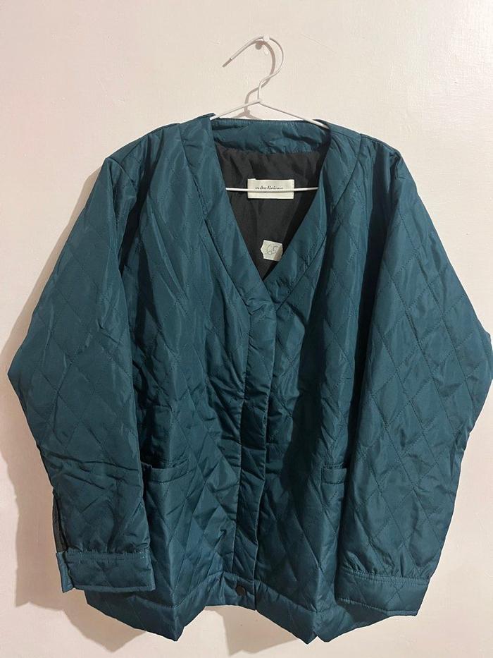 Rubylicious Jaket Biru Kancing Cetet
