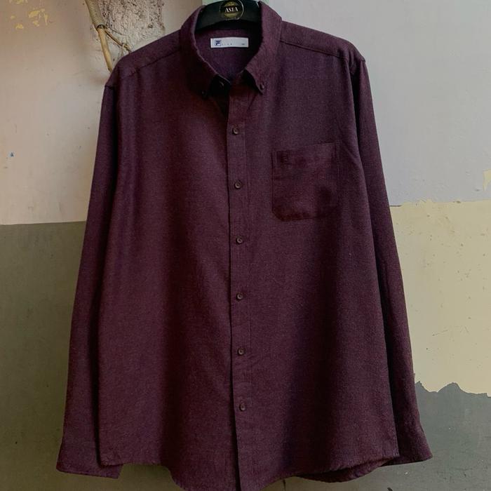 Kemeja pria FILA lengan panjang preloved size L