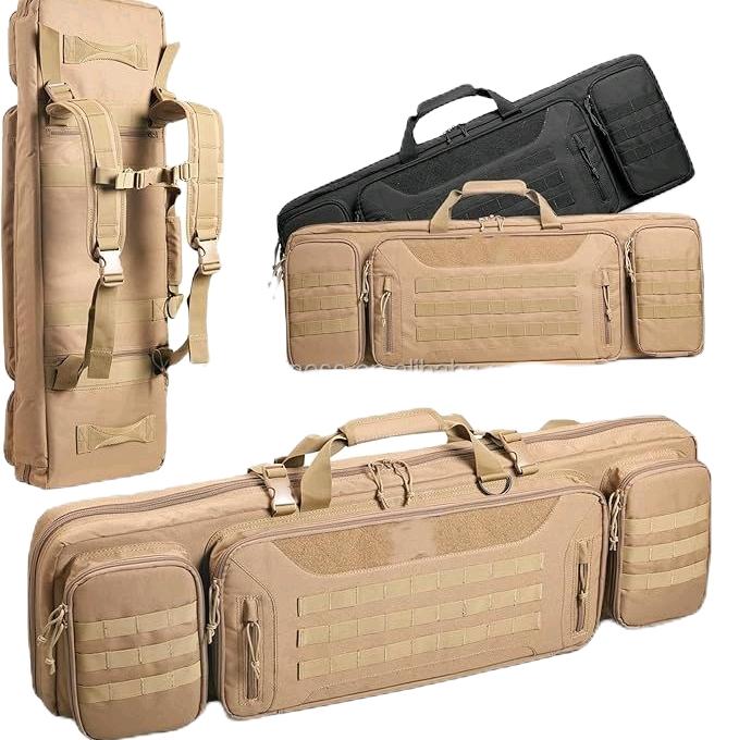 Tas Senjata Laras Panjang Pria Couduran & Polifoum 2 Compartemen 80-140cm Praktis Outdoor